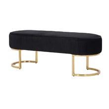 Simons Velvet Ottoman Bench